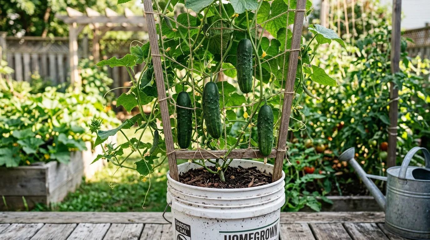 9 Vegetables to Grow in 5 Gallon Buckets